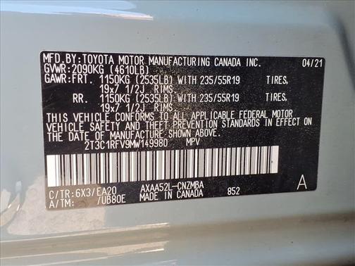 2021 Toyota RAV4 XLE Premium