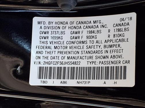 2018 Honda Civic LX