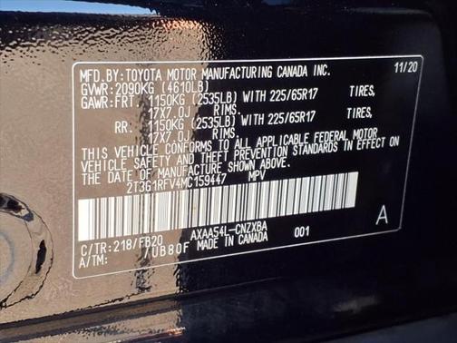 2021 Toyota RAV4 LE