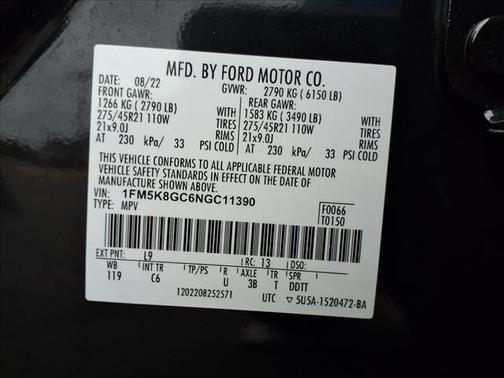 2022 Ford Explorer ST