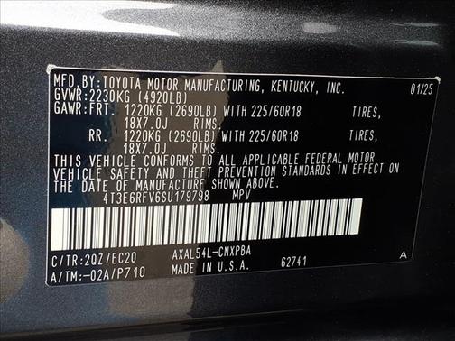 2025 Toyota RAV4 Hybrid SE