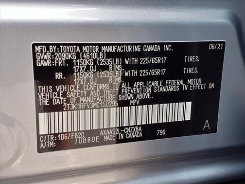 2021 Toyota RAV4 LE