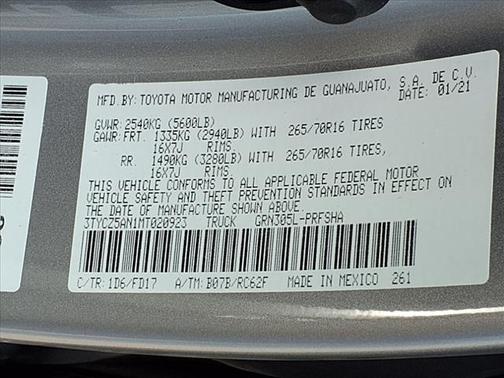 2021 Toyota Tacoma TRD Off Road