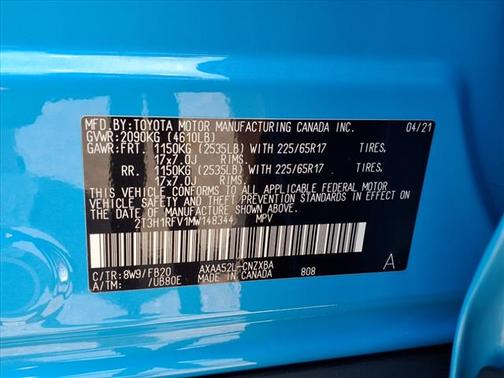 2021 Toyota RAV4 LE