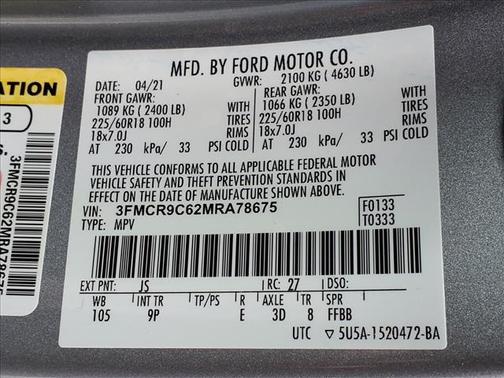 2021 Ford Bronco Sport Outer Banks