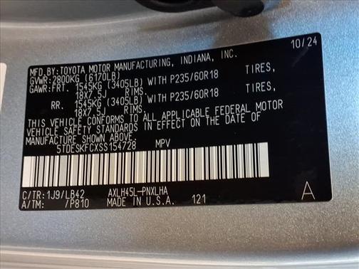 2025 Toyota Sienna Platinum