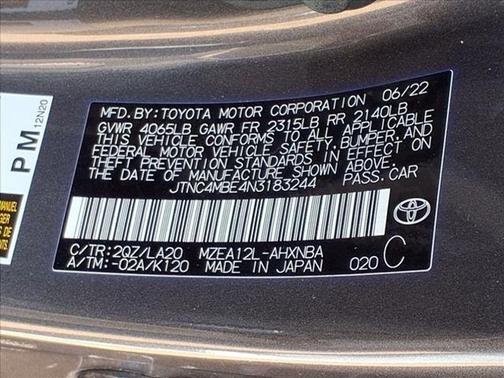 2022 Toyota Corolla XSE