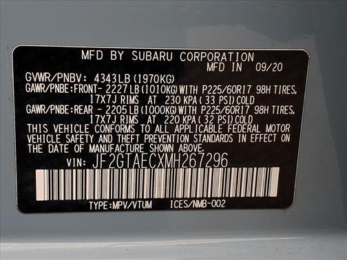 2021 Subaru Crosstrek Premium