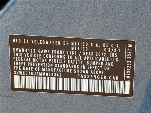 2021 Volkswagen Jetta 1.4T S