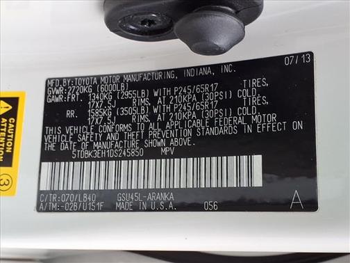 2013 Toyota Highlander SE