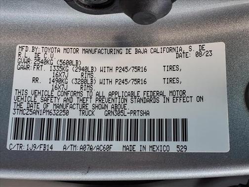 2023 Toyota Tacoma SR