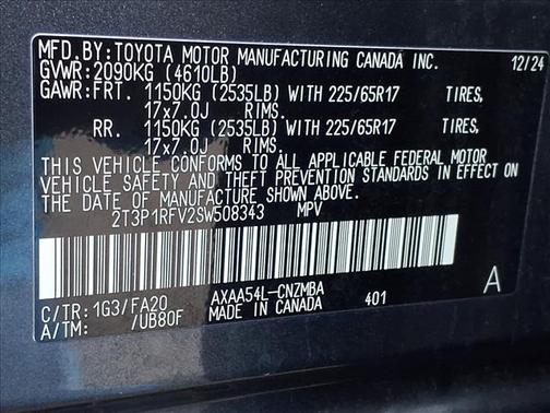 2025 Toyota RAV4 XLE