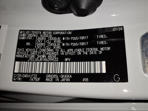 2024 Toyota 4Runner TRD Pro