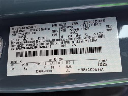 2024 Ford Escape ST-Line