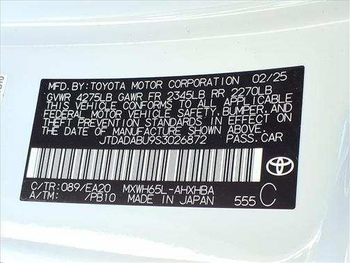 Wind Chill Pearl 2025 Toyota Prius Limited