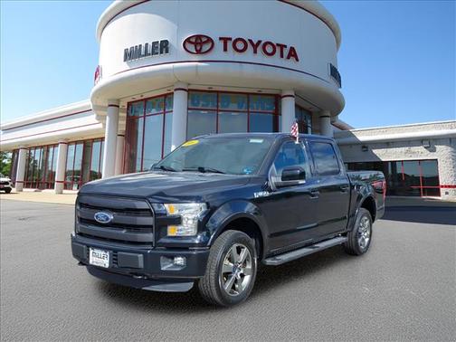 Shadow Black 2016 Ford F-150 Lariat
