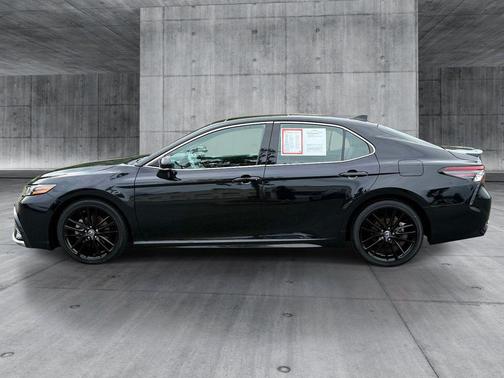 Midnight Black Metallic 2023 Toyota Camry XSE
