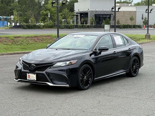 Midnight Black Metallic 2023 Toyota Camry XSE