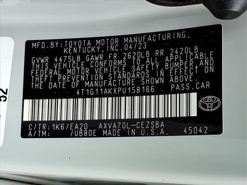 Ice Edge 2023 Toyota Camry SE