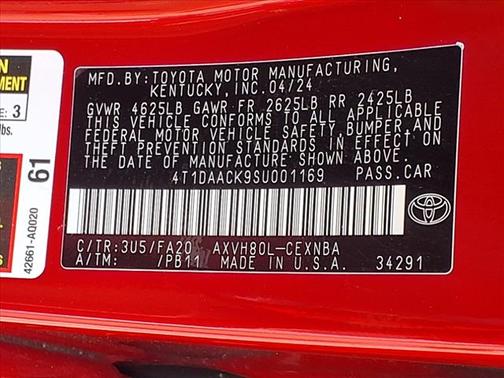 2025 Toyota Camry LE
