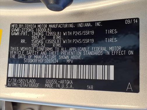 2015 Toyota Highlander Limited