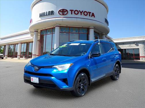 Electric Storm Blue 2018 Toyota RAV4 LE