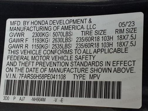 2023 Honda CR-V Hybrid Sport AWD