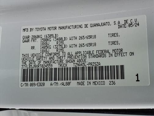 2024 Toyota Tacoma Limited