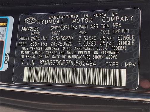 2023 Hyundai PALISADE Calligraphy