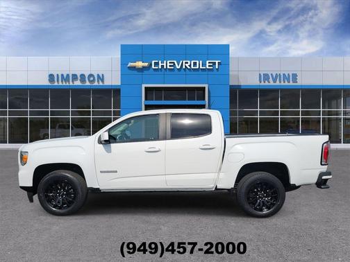Summit White 2022 GMC Canyon Elevation