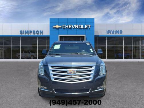 Shadow Metallic 2019 Cadillac Escalade ESV Platinum