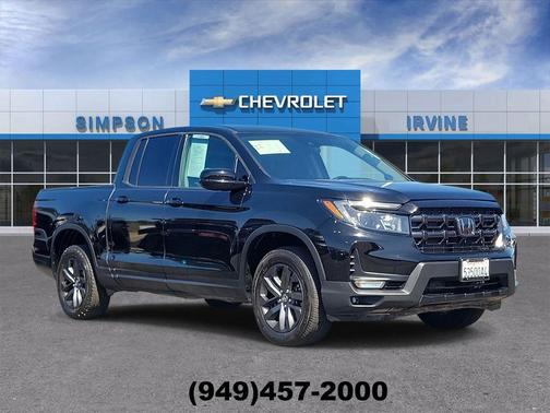 Crystal Black Pearl 2024 Honda Ridgeline Sport