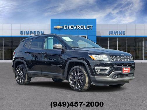 Diamond Black Crystal Pearlcoat 2021 Jeep Compass 80th Special Edition