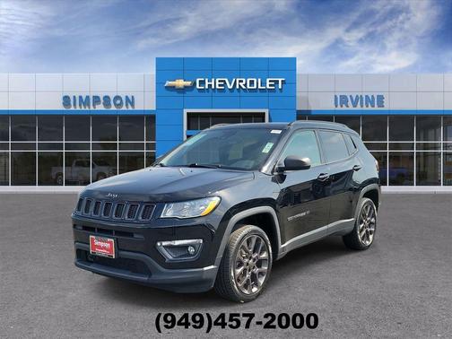 Diamond Black Crystal Pearlcoat 2021 Jeep Compass 80th Special Edition