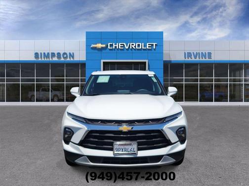 Summit White 2024 Chevrolet Blazer 2LT