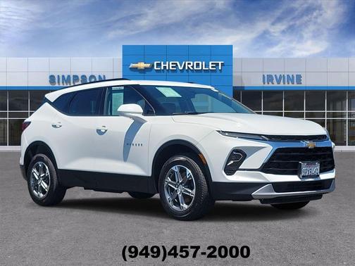 Summit White 2024 Chevrolet Blazer 2LT