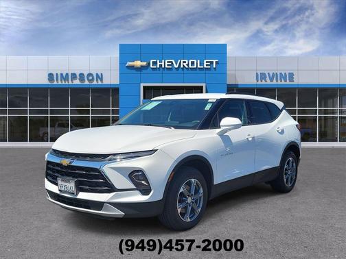 Summit White 2024 Chevrolet Blazer 2LT
