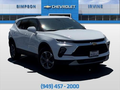 Summit White 2024 Chevrolet Blazer 2LT