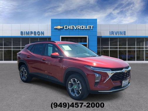 Crimson Metallic 2024 Chevrolet Trax LT