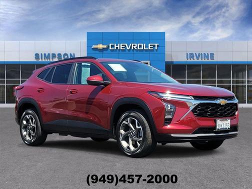 Crimson Metallic 2024 Chevrolet Trax LT