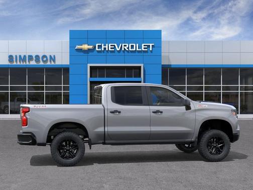 Sterling Gray Metallic 2026 Chevrolet Silverado 1500 Custom Trail Boss