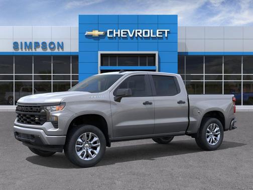Sterling Gray Metallic 2026 Chevrolet Silverado 1500 Custom