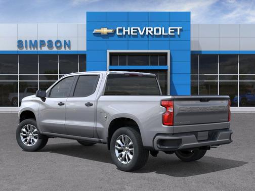 Sterling Gray Metallic 2026 Chevrolet Silverado 1500 Custom