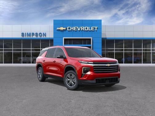 Radiant Red Tintcoat 2026 Chevrolet Traverse LT