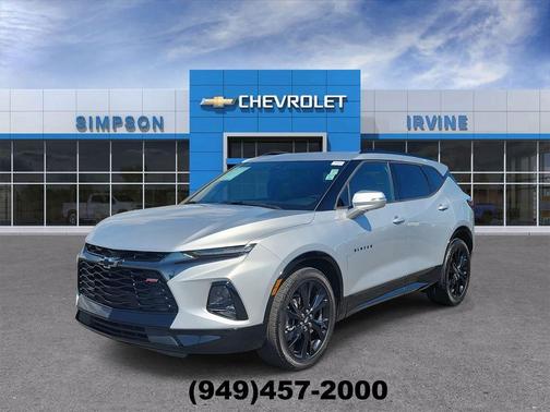 Silver Ice Metallic 2021 Chevrolet Blazer RS