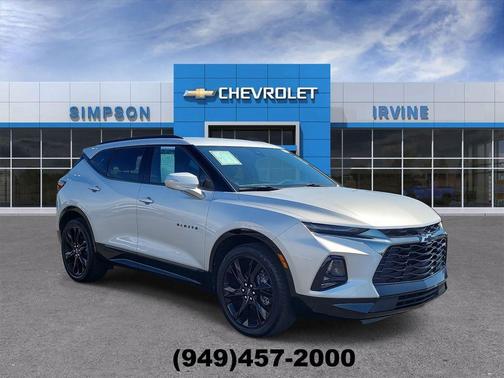 Silver Ice Metallic 2021 Chevrolet Blazer RS