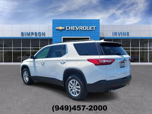 Summit White 2020 Chevrolet Traverse LT Leather