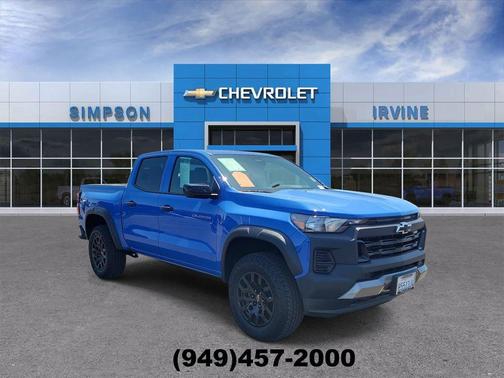 Reef Blue Metallic 2026 Chevrolet Colorado Trail Boss