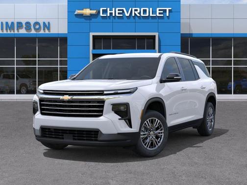 Summit White 2026 Chevrolet Traverse LT