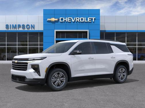 Summit White 2026 Chevrolet Traverse LT